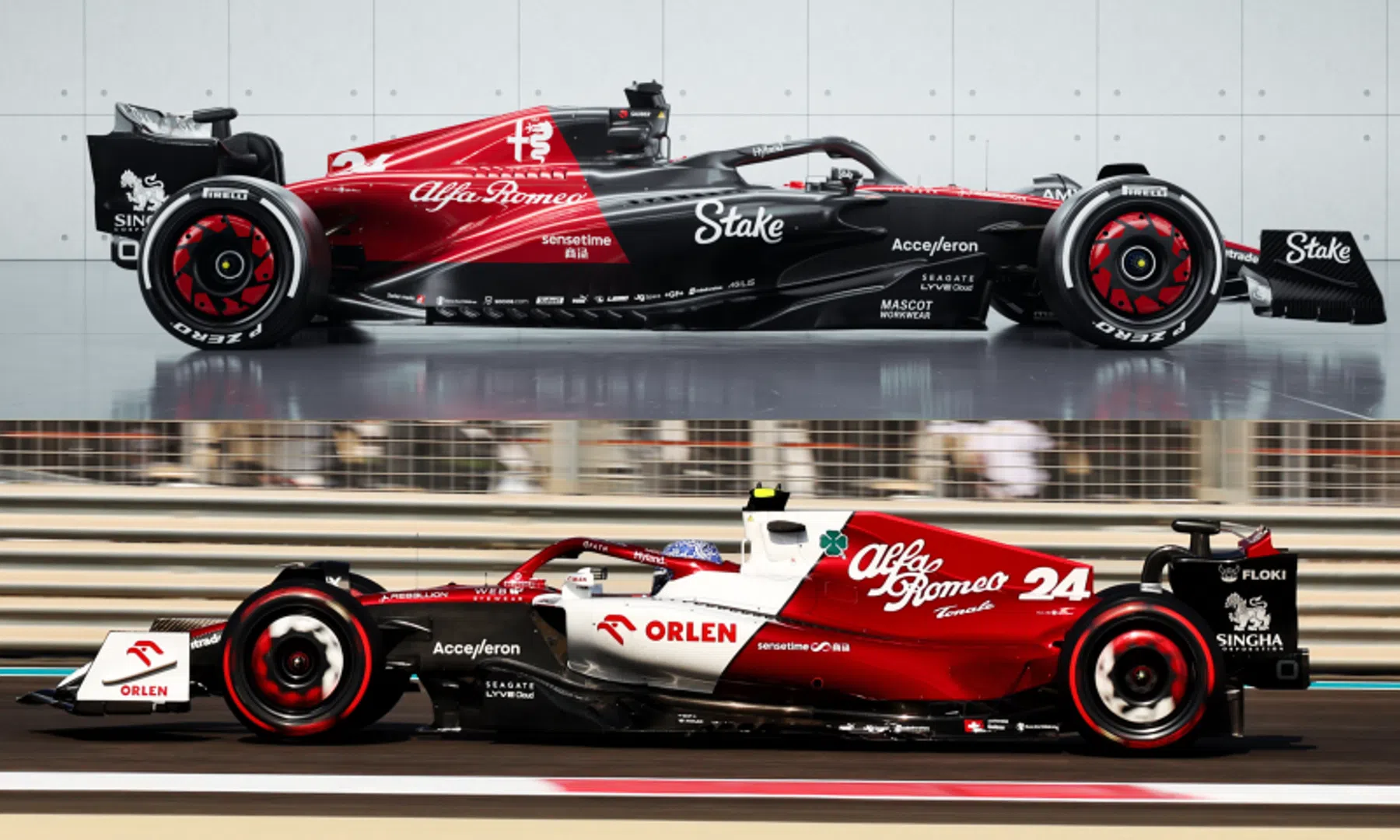 Differences between Alfa Romeo C42 and C43