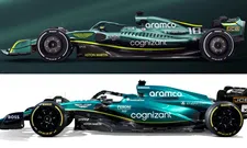 Thumbnail for article: Nieuwe AMR23 van Aston Martin vergeleken met F1-wagen van 2022