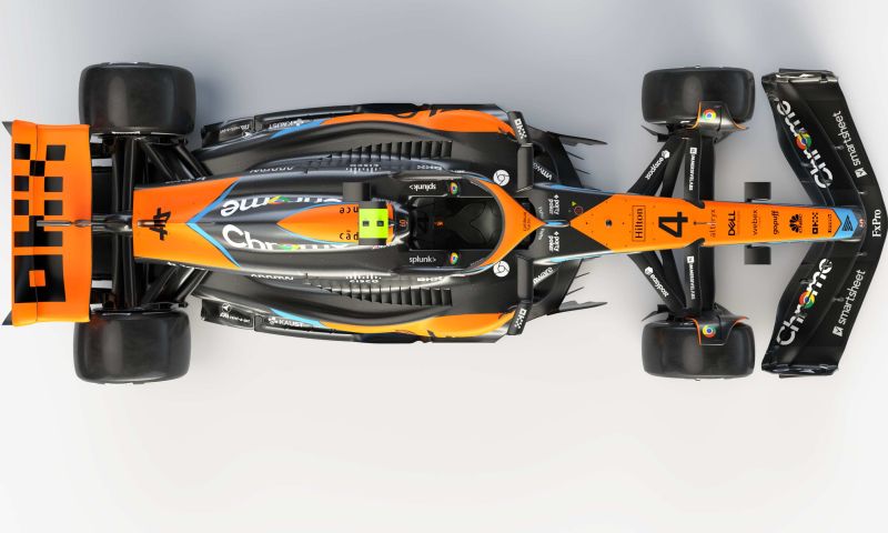 Galerie McLaren MCL60 pour Norris et Piastri