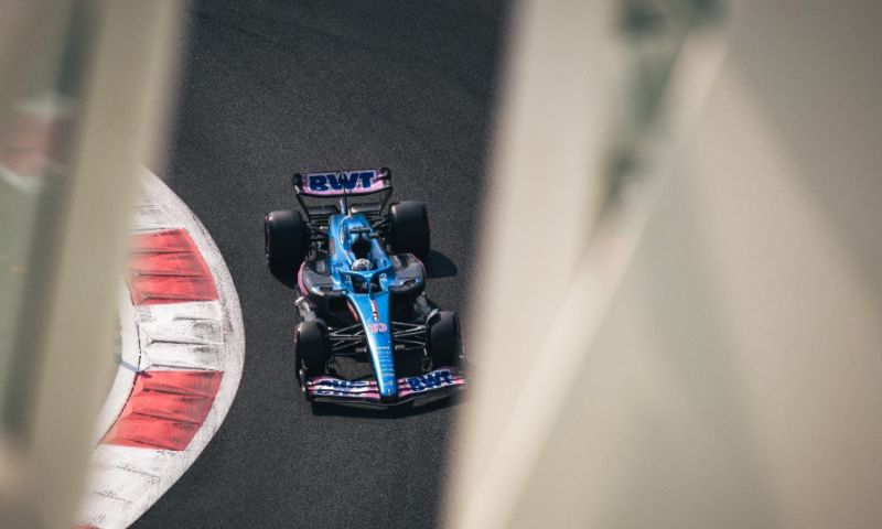 Alpine shakedown A523 à Silverstone