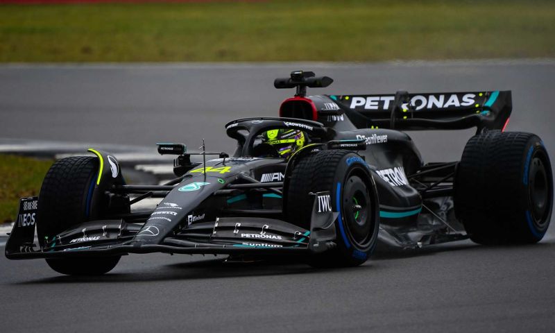 Mercedes shakedown W14 Silverstone