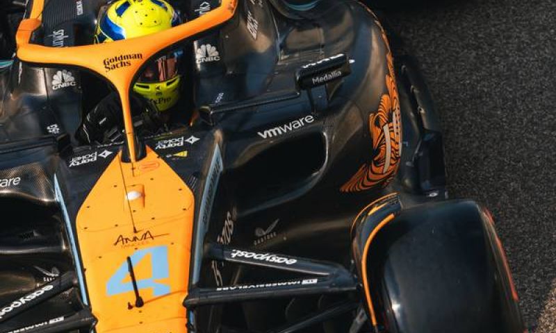 Lando Norris on first run McLaren