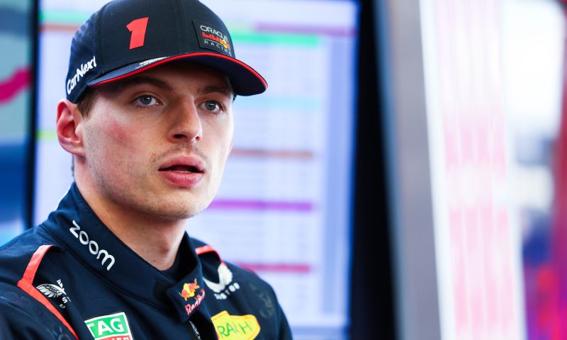 reaction verstappen after second day of testing