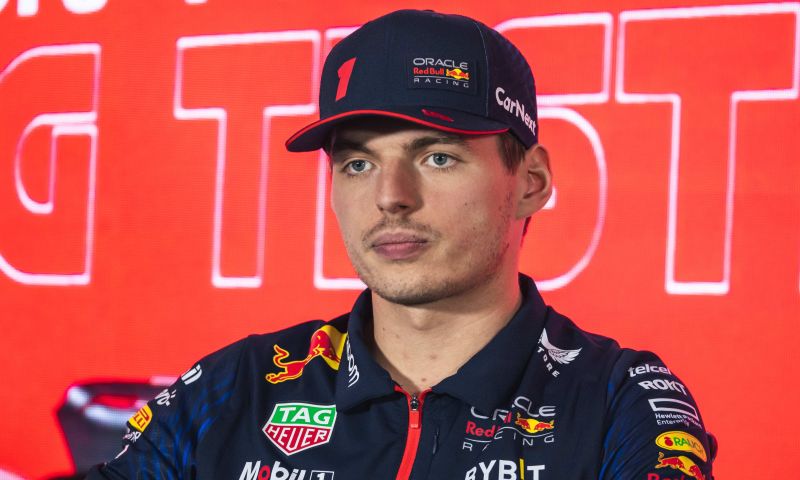 Verstappen après les essais hivernaux Bahrain 2023