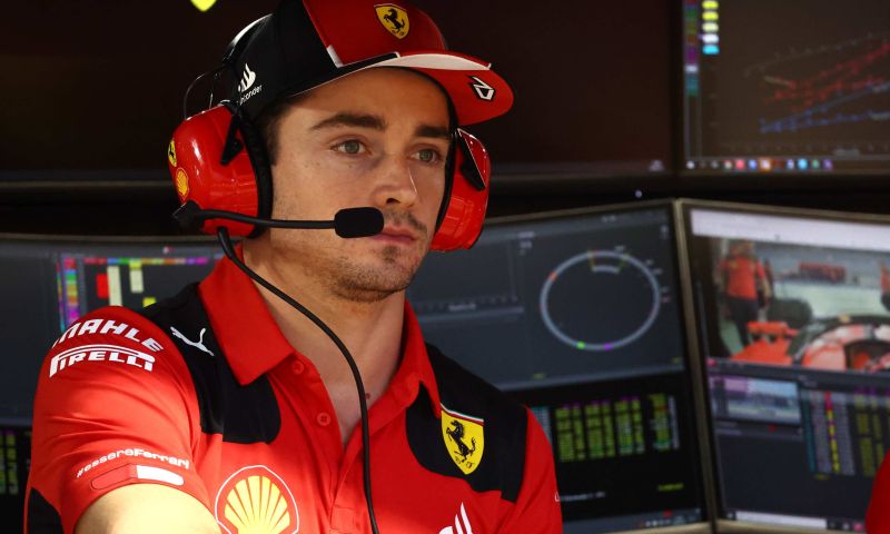 Leclerc sees strong red bull winter test 2023