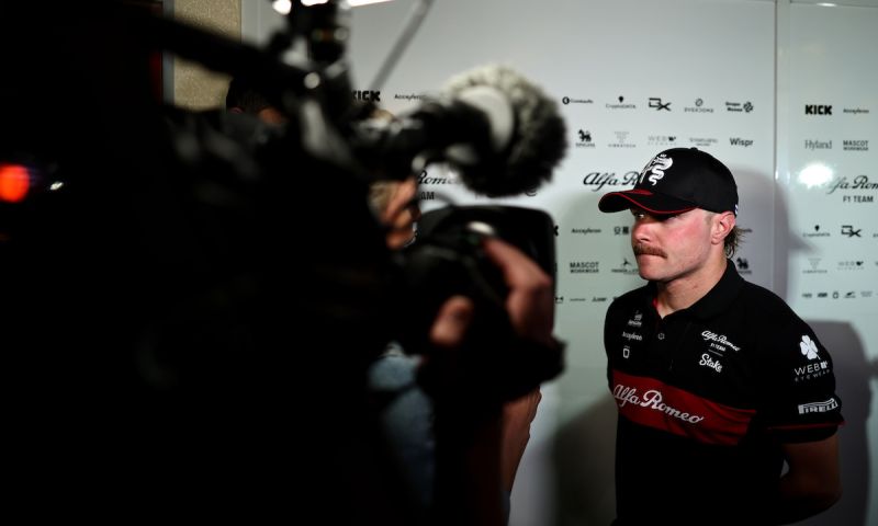 Bottas legt lat hoog voor Alfa Romeo