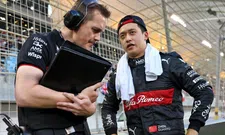 Thumbnail for article: Zhou reacts to fastest race lap: 'We are moving in the right direction'