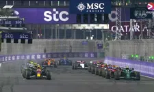 Thumbnail for article: Verstappen blijft uit de problemen, penalty voor Alonso na megastart Jeddah