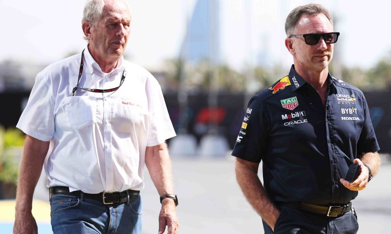 marko sur le vt3 de verstappen et perez en australie