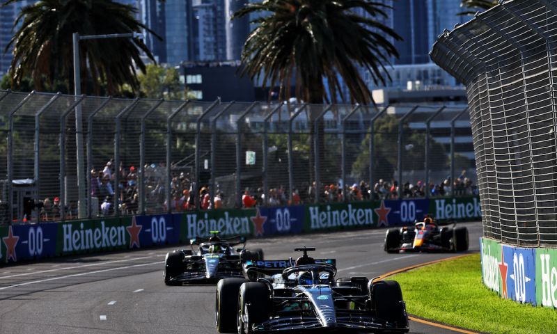 George Russell boos op beslissing FIA GP Australië