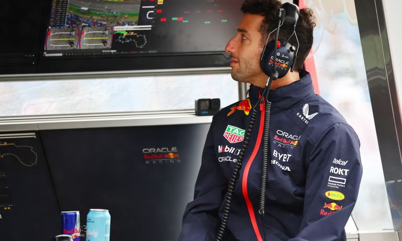 Daniel Ricciardo reacts to his job at Red Bull Racing