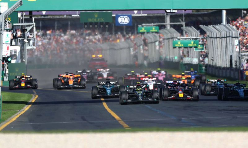 espectadores roban material f1 melbourne