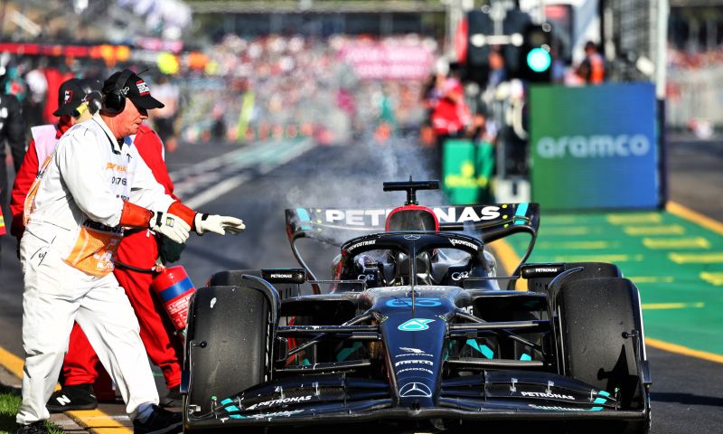 mercedes weet oorzaak motorprobleem russell nog niet