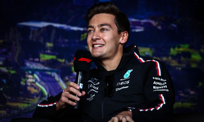 Russell calls Mercedes' year last year good