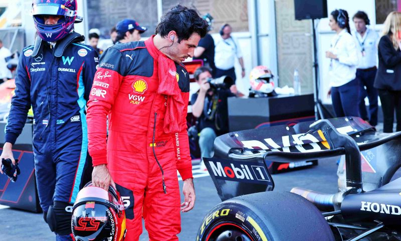 sainz without confidence in baku 2023