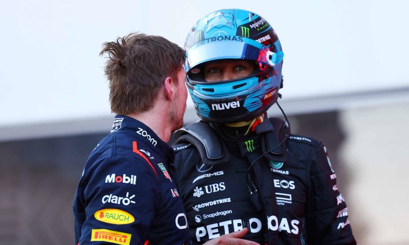 internet reageert op clash russell en verstappen in baku