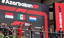 Thumbnail for article: Divertidísimo error en la ceremonia del podio: Leclerc y Verstappen en el lado equivocado
