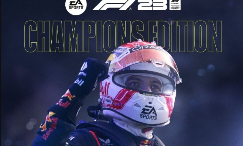 f1 2023 couverture avec verstappen