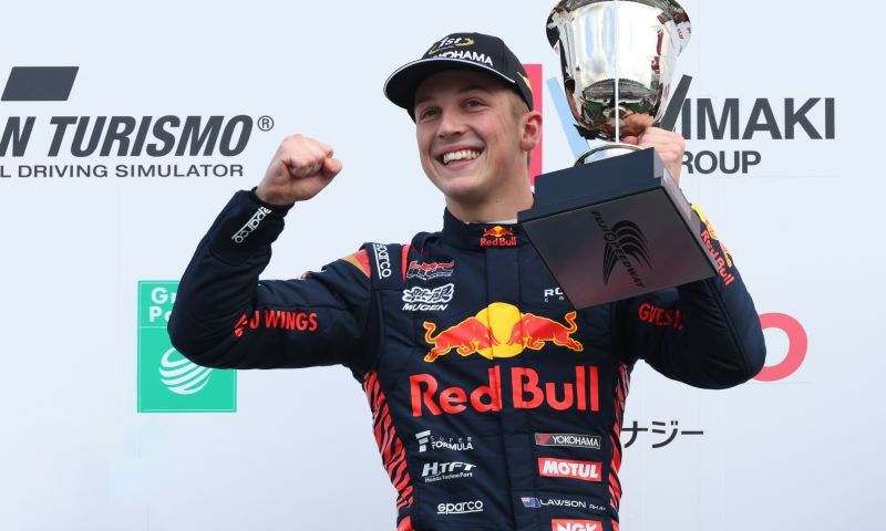 Lawson Red Bull talent in Super Formula