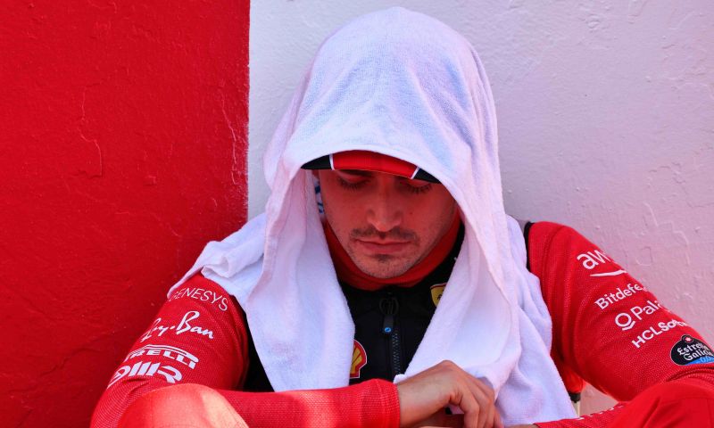 leclerc se prépare au gp du jeudi de miami