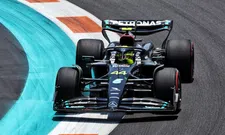 Thumbnail for article: Hamilton narrowly avoids Magnussen and saves Mercedes front wing