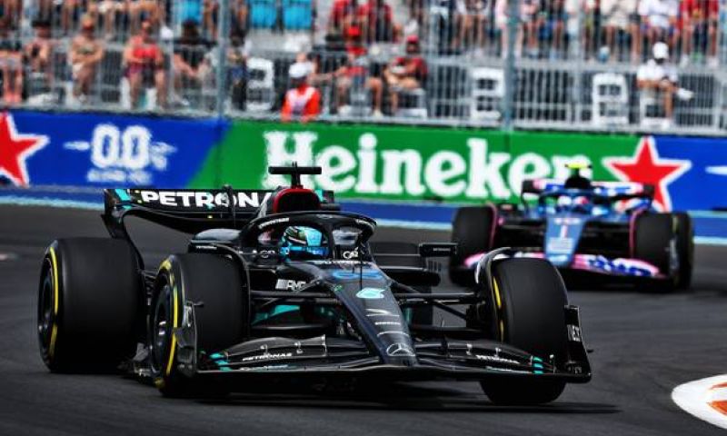 Russell sobre el resultado de Mercedes en el GP de Miami 2023