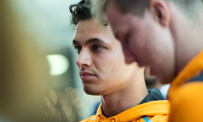 norris dans la nouvelle équipe technique mclaren