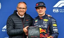 Thumbnail for article: Domenicali on Verstappen's view of new formats: 'Discussed that with him'