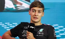 Thumbnail for article: Russell distraught: 'Even without rear wing top speed lower than Red Bull'