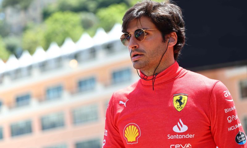 reazione di sainz dopo l'incidente nel vt2 monaco