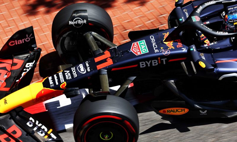 red bull remplace les pièces perez gp monaco