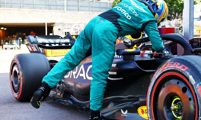 dommages aux pneus pirelli verstappen qualification monaco