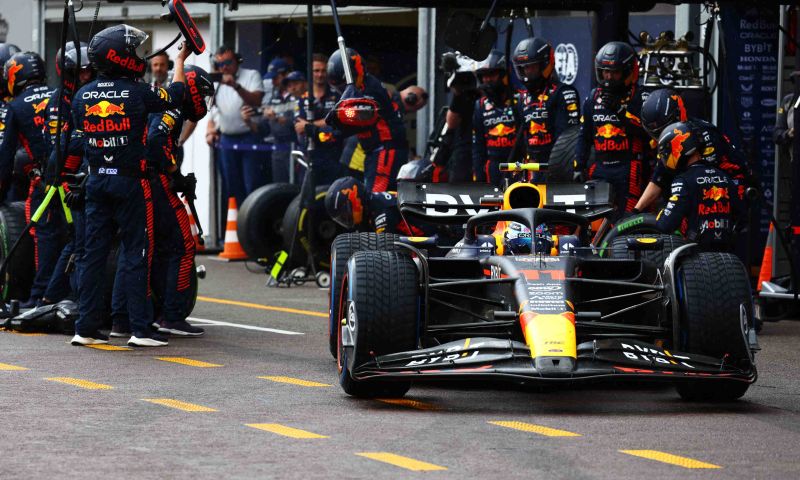 red bull mit schnellstem boxenstopp in monaco