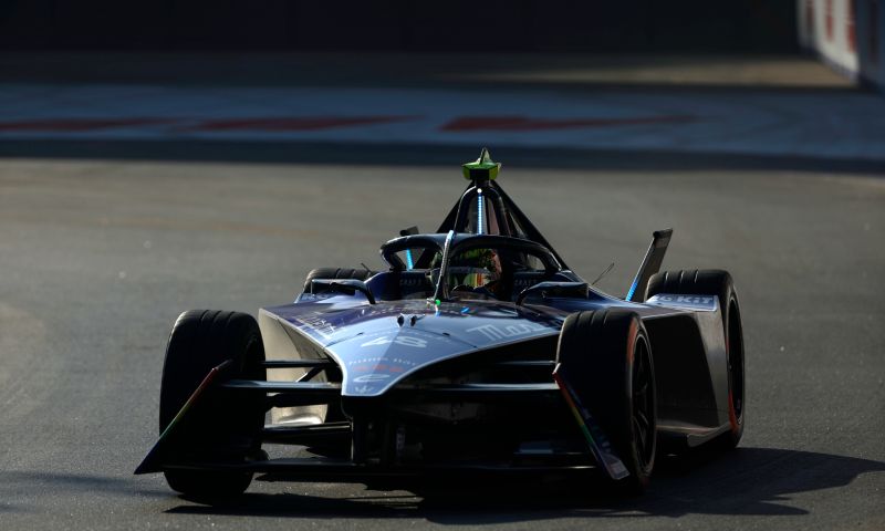 Freies Training der Formel E in Jakarta, Frijns Letzter