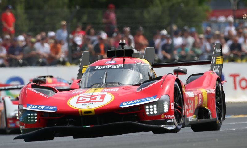 le Mans Ferrari wint, nederlanders catsburg wint
