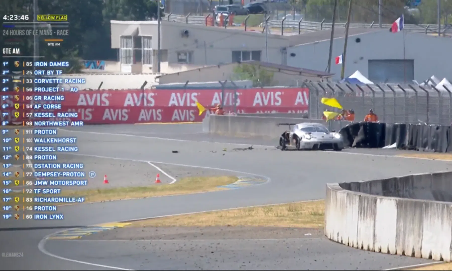 Michael Fassbender está fora de combate após forte acidente nas 24 horas de Le Mans
