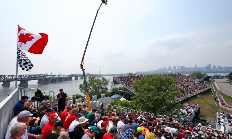 FP1 com bandeira vermelha para a sessão do Grande Prêmio do Canadá