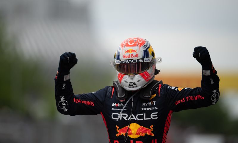 F1 overwinningen van Max Verstappen
