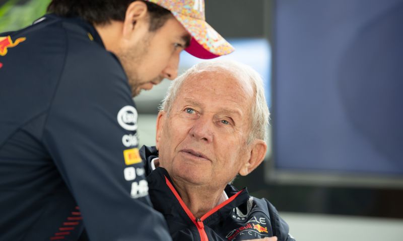 Helmut Marko habla de Sergio Pérez en Red Bull Racing