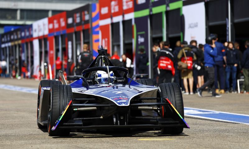 Felipe Drugovich of Aston Martin in Formula E at Maserati