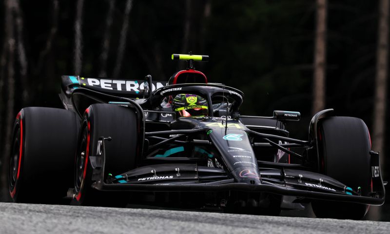 Lewis Hamilton tras clasificación para GP de Austria 2023