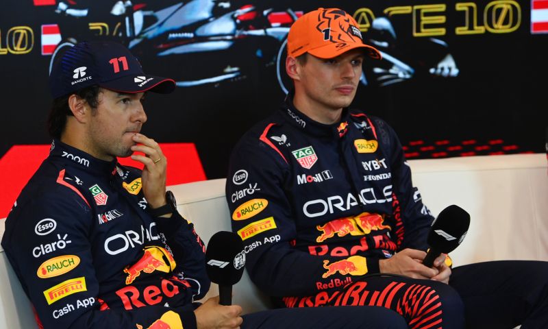 Hill sides with Verstappen after spirited fight with teammate Perez