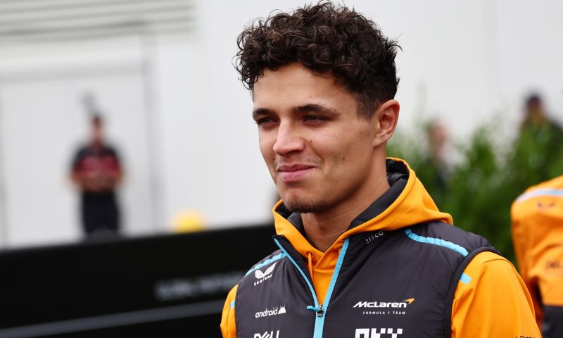 Lando Norris lachte über sein eigenes Bordradio