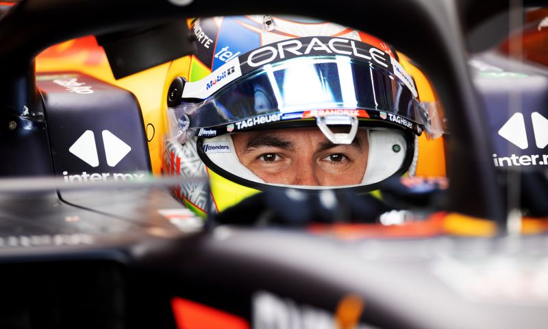 mídia mexicana sobre sergio perez na red bull silverstone