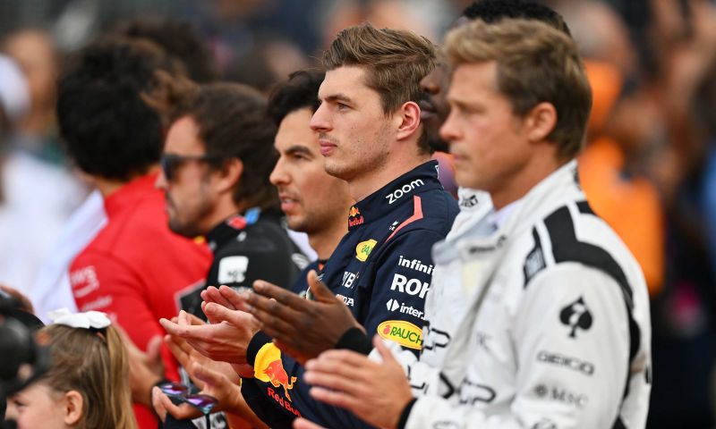 Not Brad Pitt but Max Verstappen lead actor at Silverstone