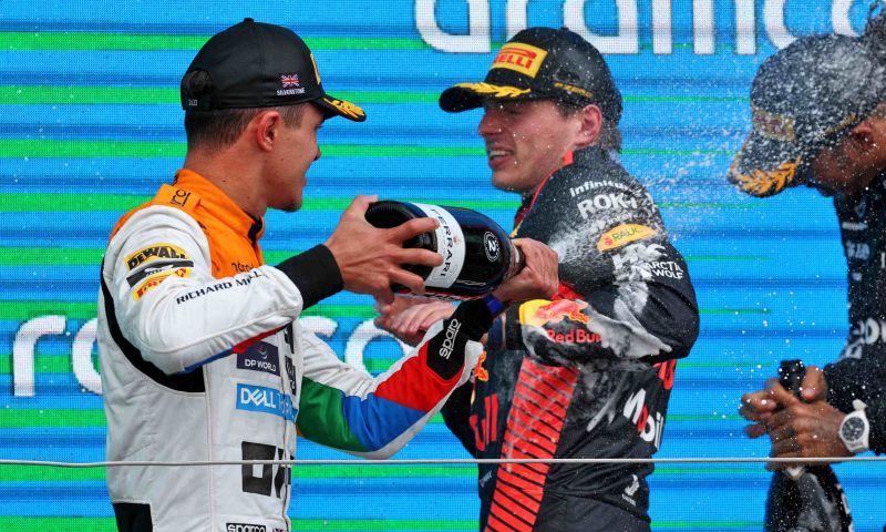 Ricciardo compara a Norris y Verstappen