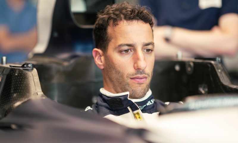 Daniel Ricciardo bei der Rückkehr zu Alphatauri