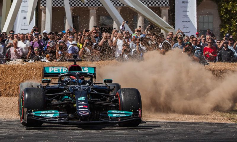 Zaterdag op Goodwood Festival of Speed afgelast