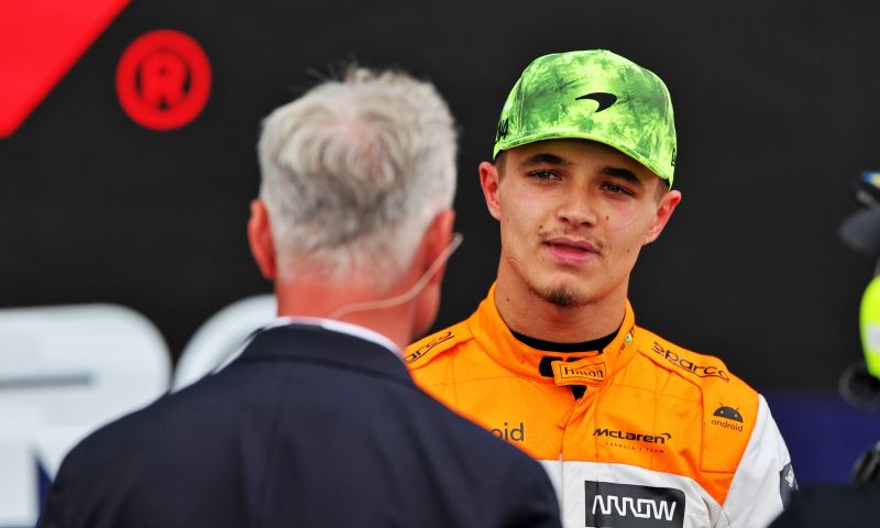 Norris critical of his McLaren's driving despite podium finish