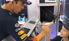 Thumbnail for article: Class action: Red Bull invites crying little guy into pit box after Perez crash